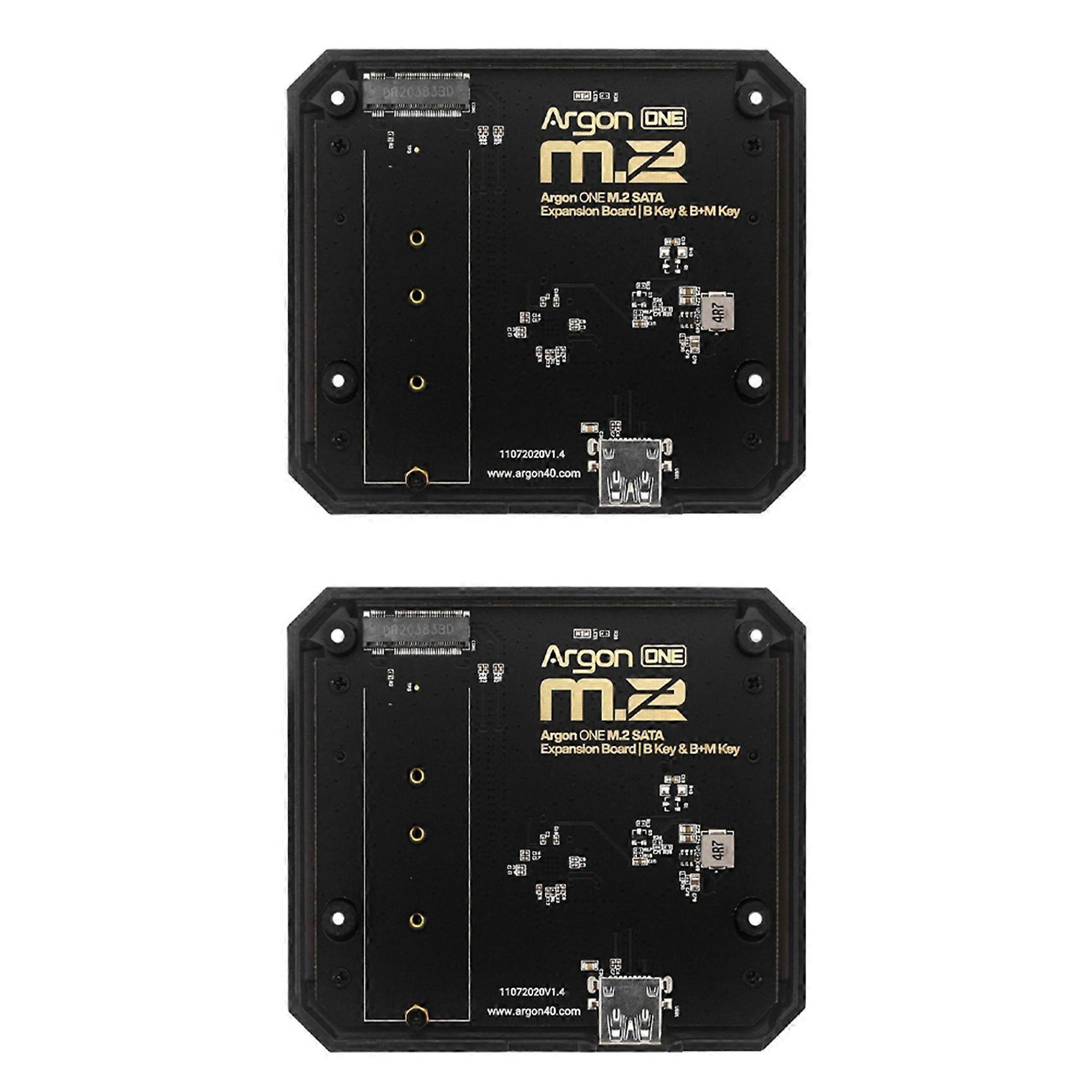 2X M.2 Expansion Board USB 3.0 to M.2 SATA SSD Adapter for Model B Base for ONE V2/M.2 Case