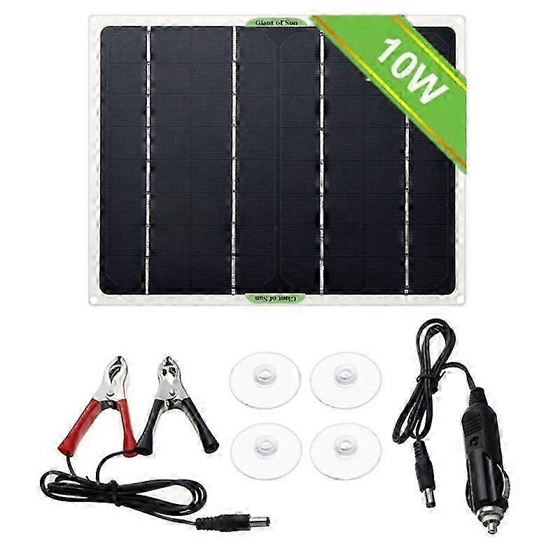 Single Crystal 10W Solar PanelCharging Portable IP65 Waterproof Surface Mounting