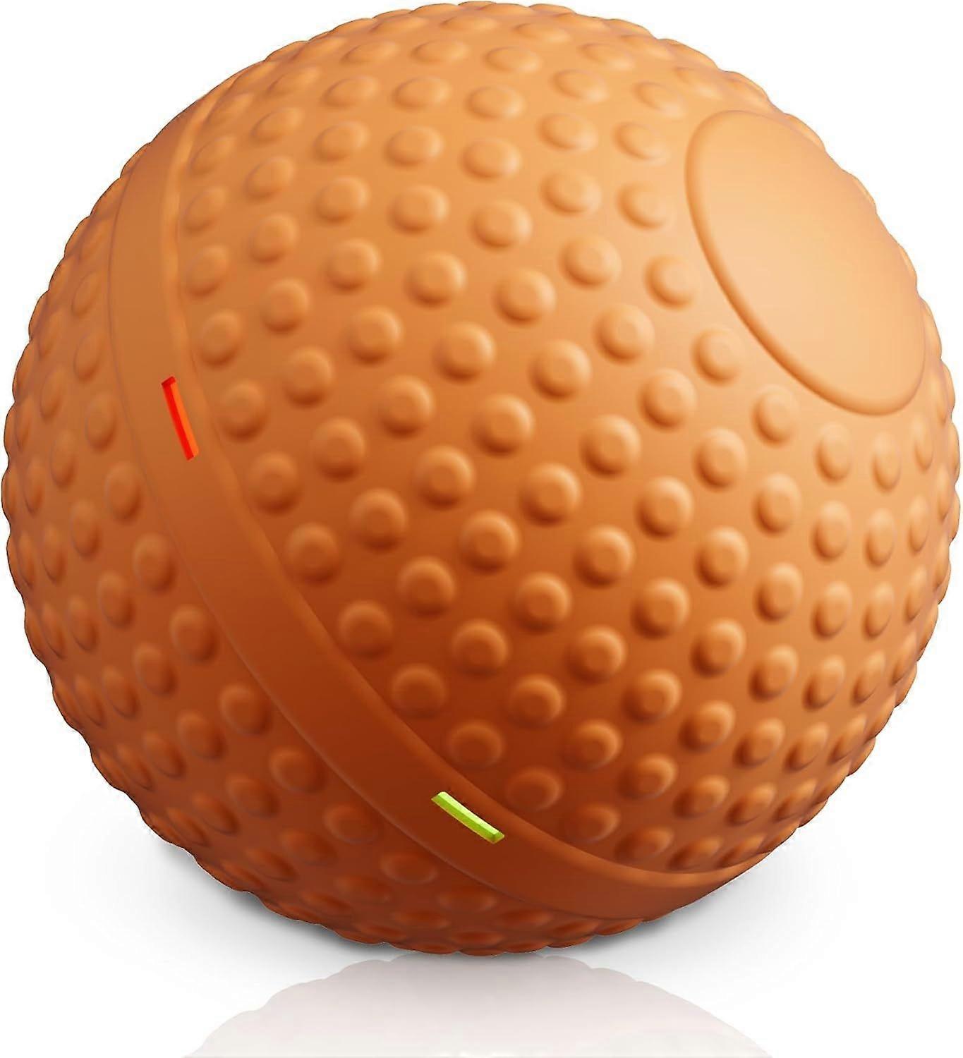 Chew Resistant Smart Interactive Dog Balls, Durable Food-Grade Rubber Material, Automatic Moving, Bouncing, Rotating Toy with Light for Medium, Large 