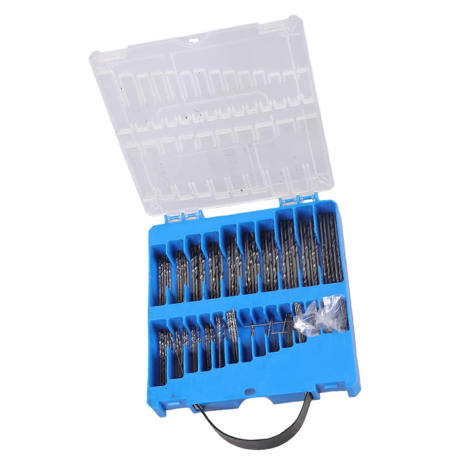 150Pcs Straight Shank Twist Drill Bit 0.5-2mm Size Accurate Holes For Model Assembly And DIY Creations Multicolor