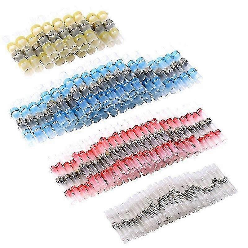 100pcs Solder Connector Shrink Connector Butt Connector Crimp Connector Wire Connector Edition 1128