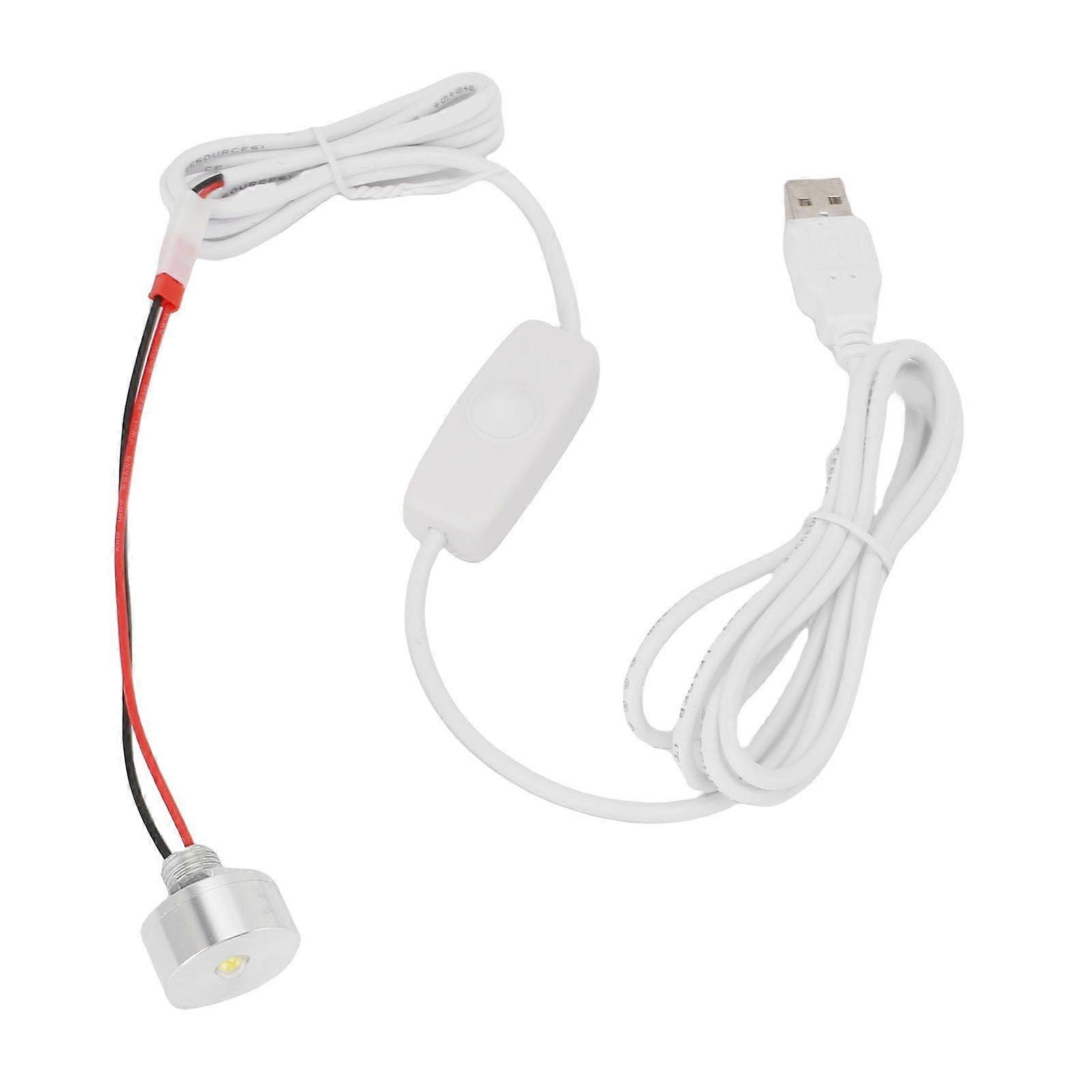 LED Desk Lamp with USB Plug, Dimmable Stepless Brightness, Dual Modes for Home Office Reading