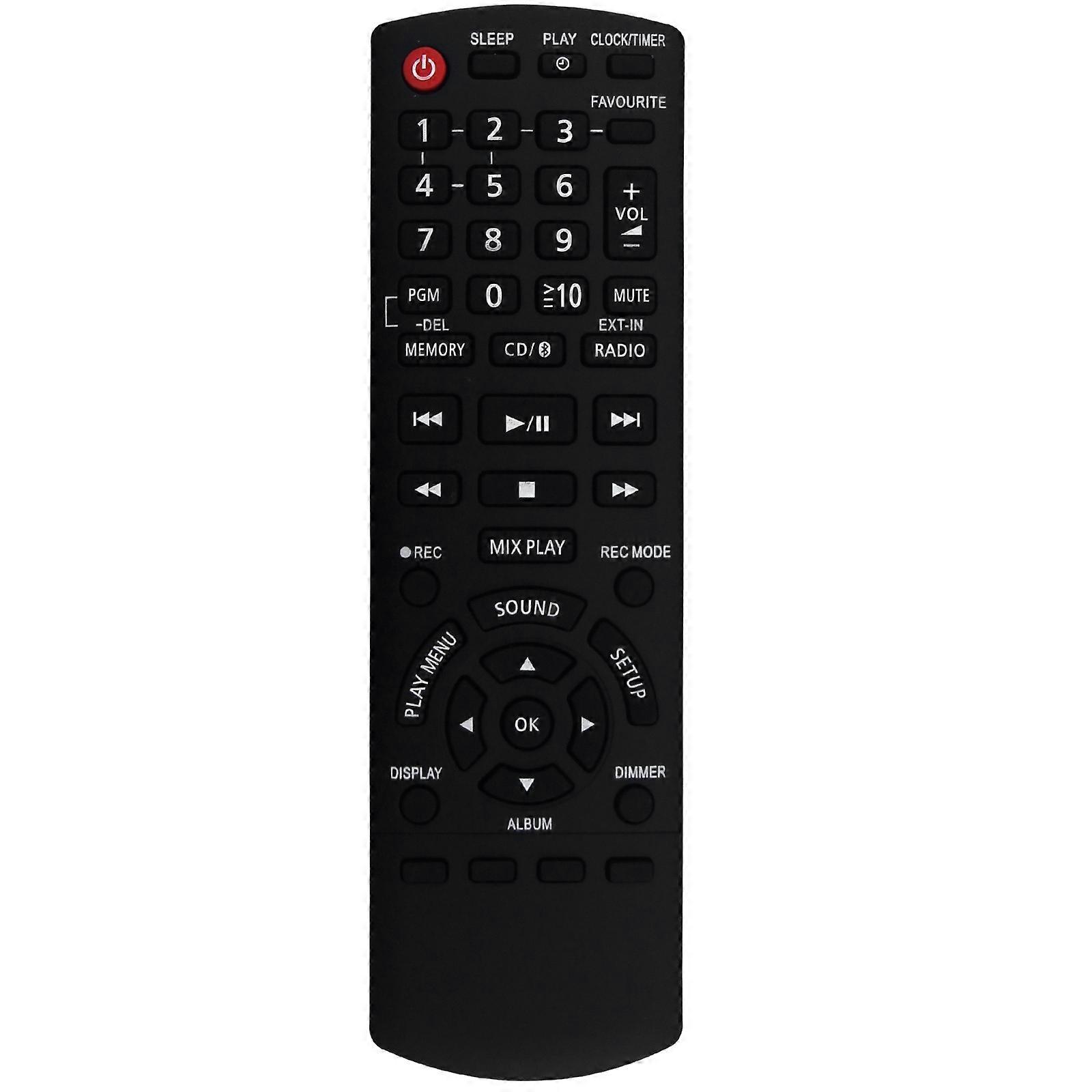 Replace N2QAYB001102 Remote Control for Panasonic SC-PMX800 Watt Shelf Audio System