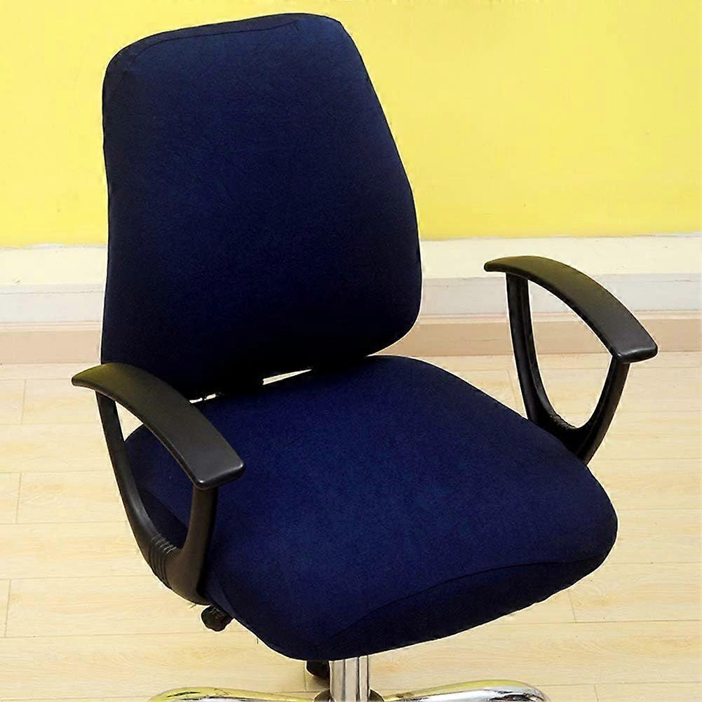 Computer Office Chair Cover, Split Protective & Stretchable Rotating Armchair