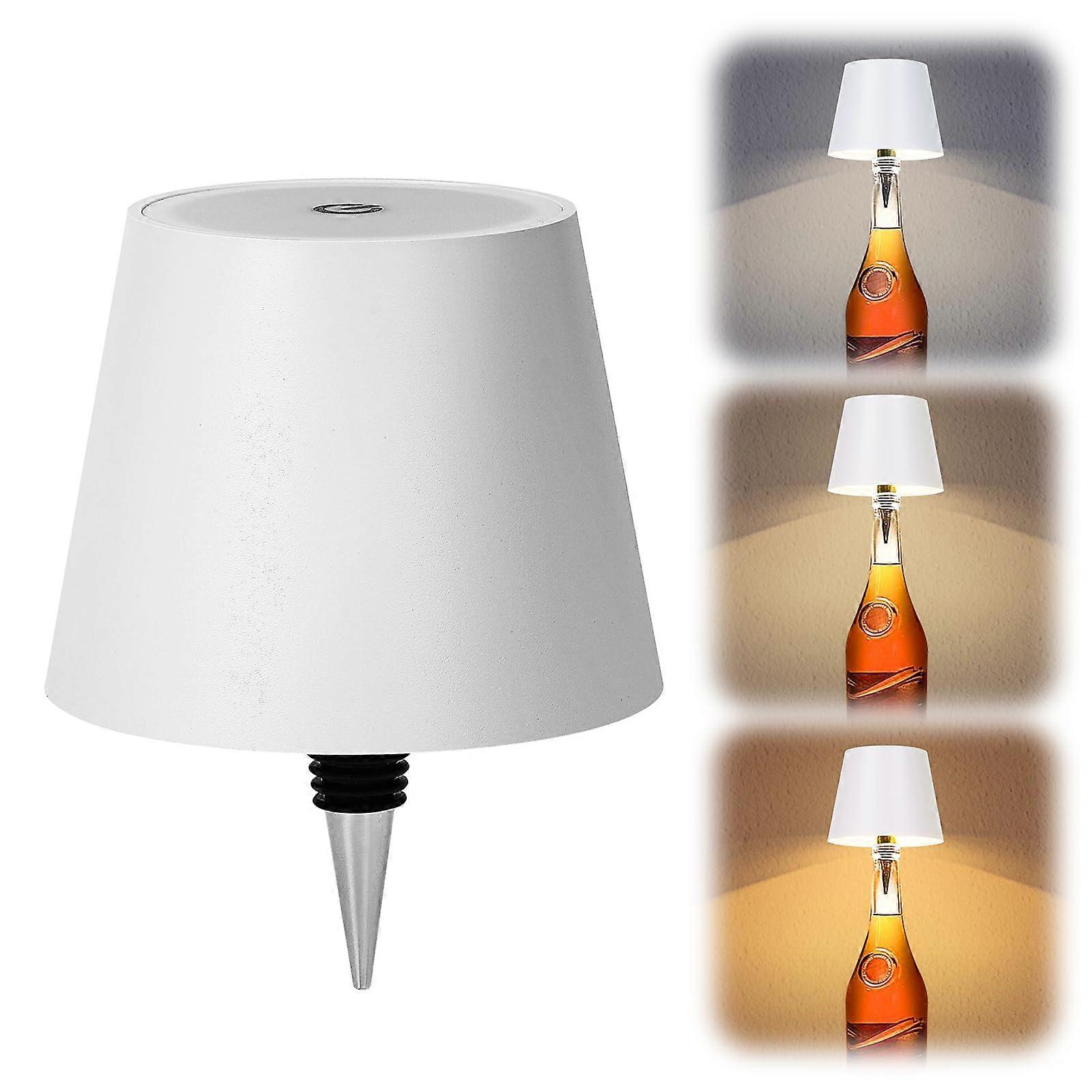 LED Wine Bottle Lamp with Touch Control, RGB Colors, Stepless Dimming, Rechargeable Night Light