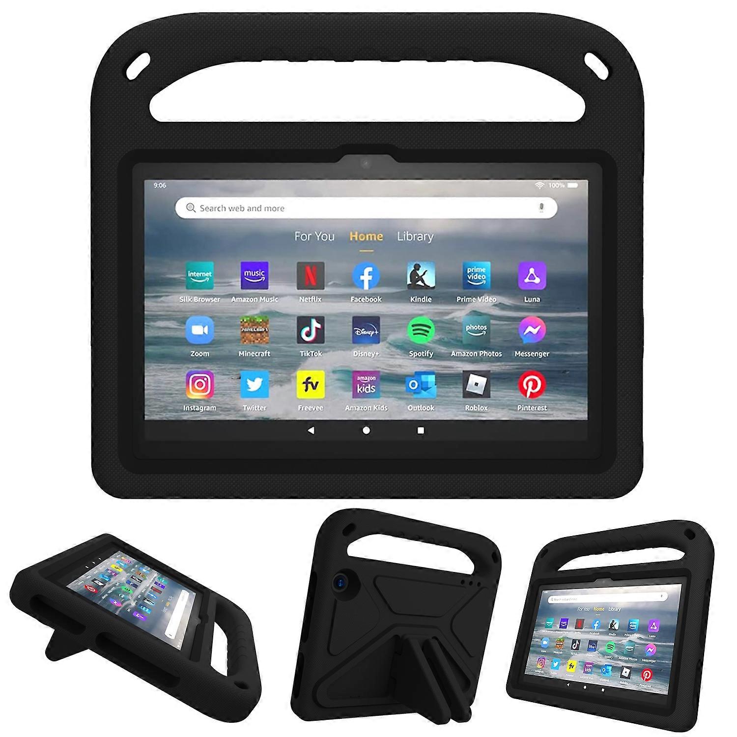 For Amazon Fire 7 2022 Handle EVA Shockproof Tablet Case with Triangle Holder