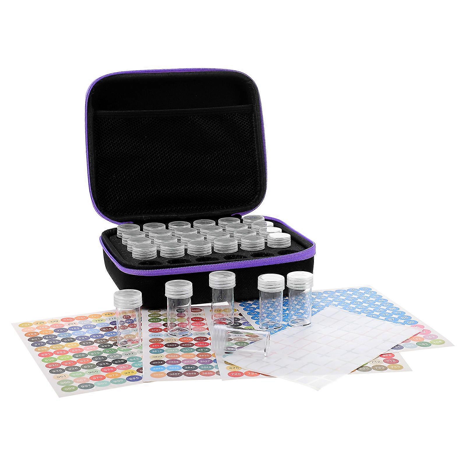 Storage Containers For Organizing Beads Diamond Accessory Holder For DIY Projects Plastic 5X2.5cm Organization 1Set