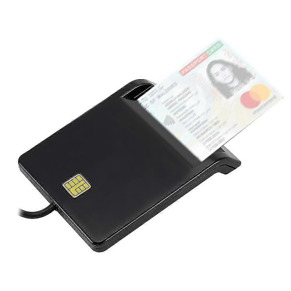 Usb Smart Card Reader For Bank Card Ic/id Emv Card Reader For Windows 7 8 10 Linux Os Usb-ccid Iso 7816-JJ