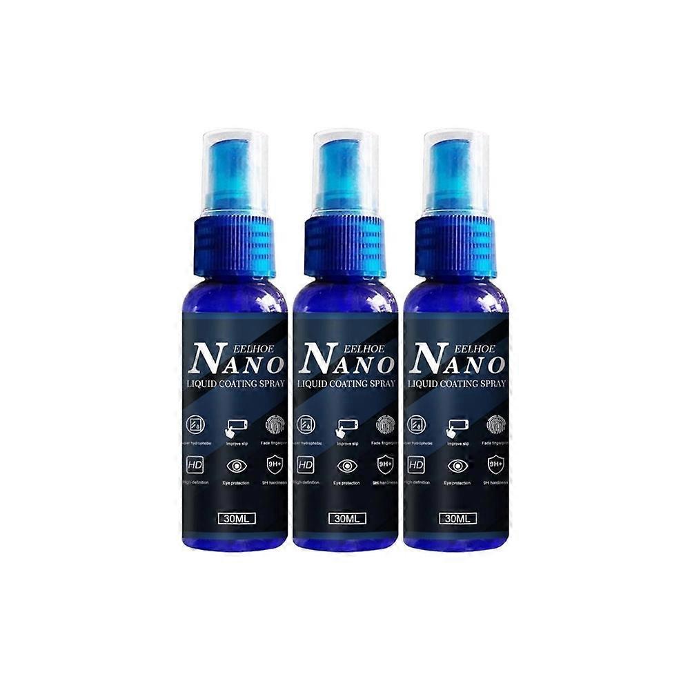 30ML Screen Protector Spray NANO Liquid Coating Mobile Screen Protection Spray Hydrophobic Polish for Computer Screen Monitor