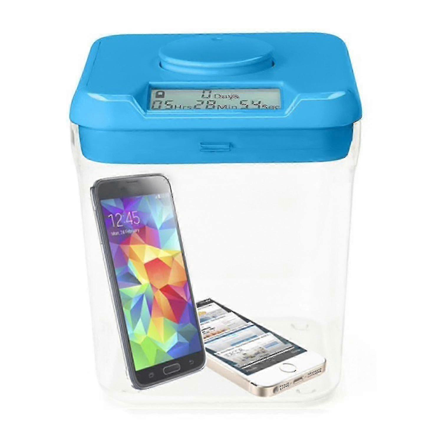 Timed Lock Box with Digital Display for Managing Screen Time