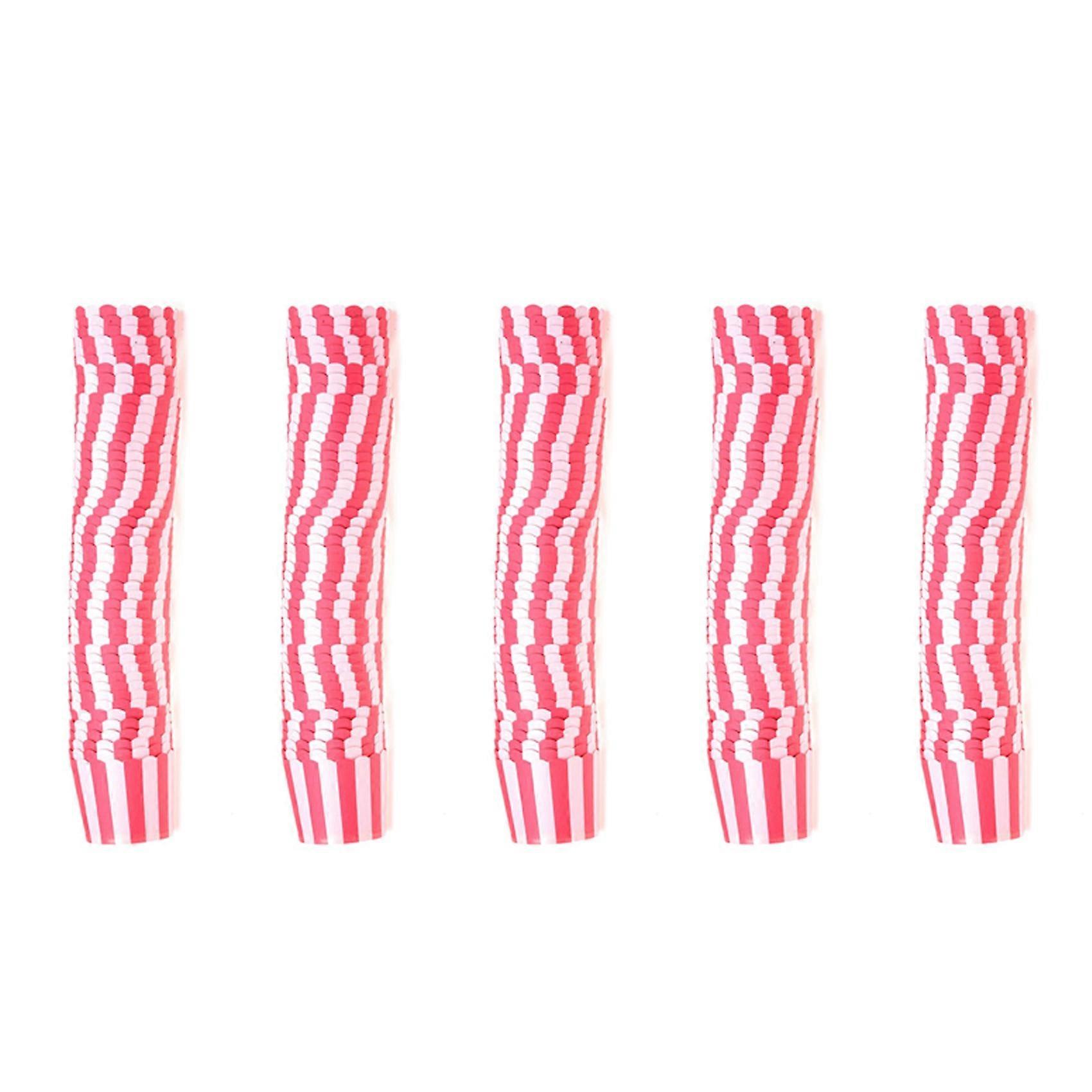 250X Cupcake Wrapper Paper Cake Case Baking Cups Liner Muffin Kitchen Baking Red Stripes