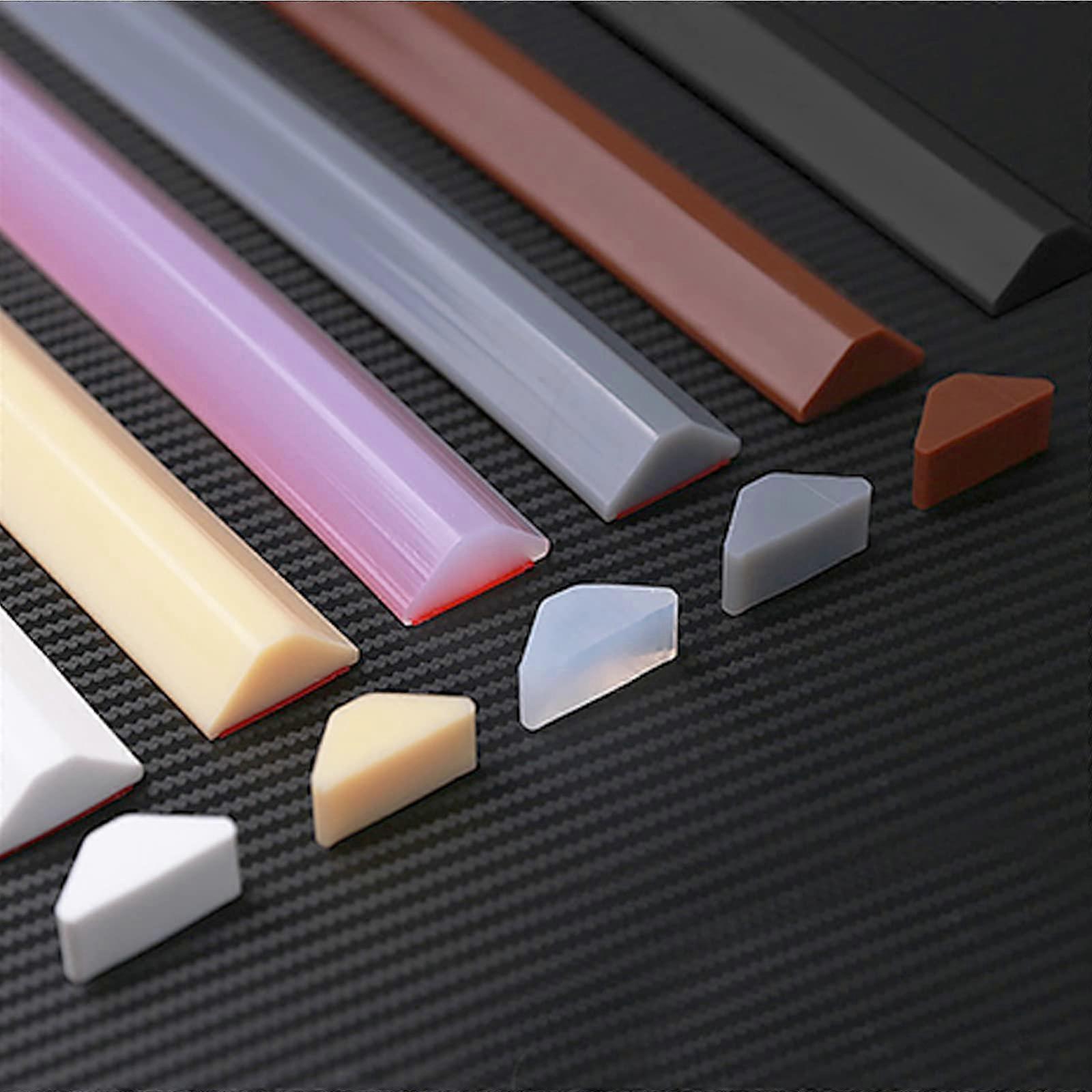 Collapsible Shower Threshold Water Barrier with Flexible Silicone Dam for Wet Dry Separation, Khaki 1M