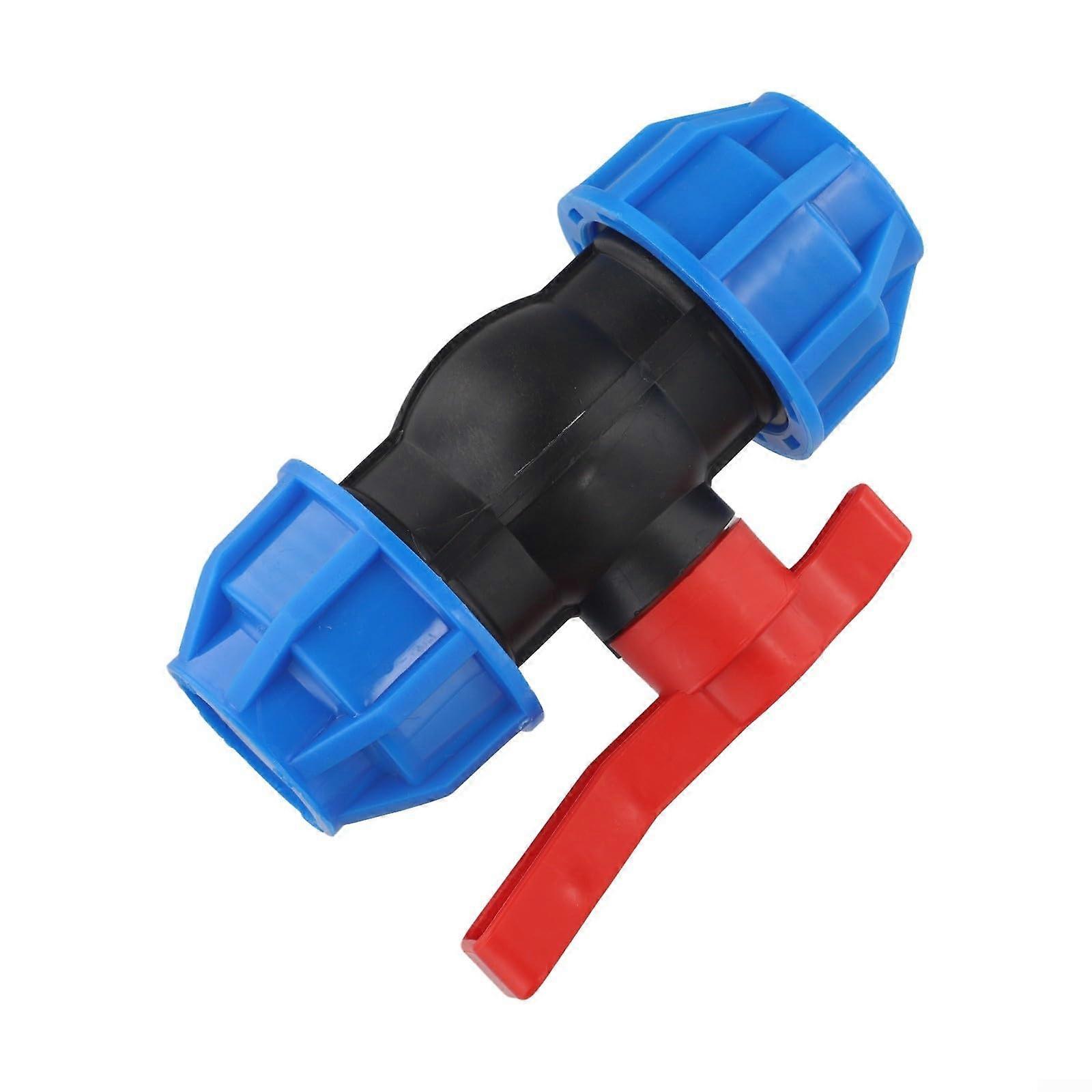 PE Union Pipe Fittings Valve With Quick Connector 32mm LeakProof Smooth Operation