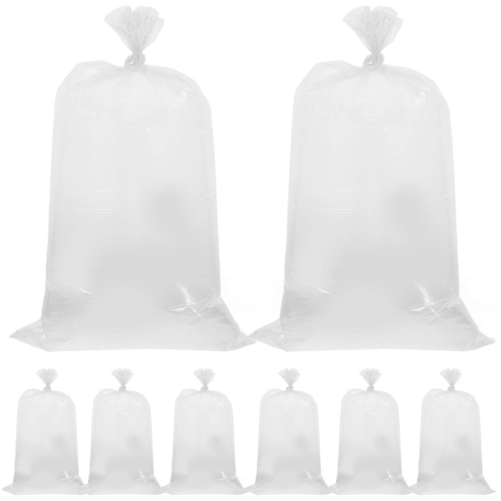 Cotton Candy Bags Clear Plastic Packaging for Storage 100Pcs