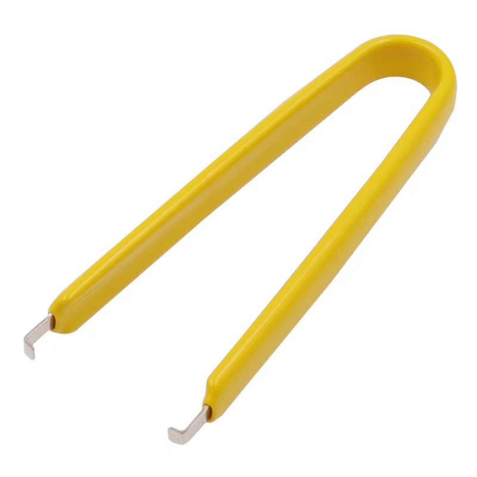 Professional IC Extractor Tool with Ergonomic UShape Grip for Electronics , Yellow