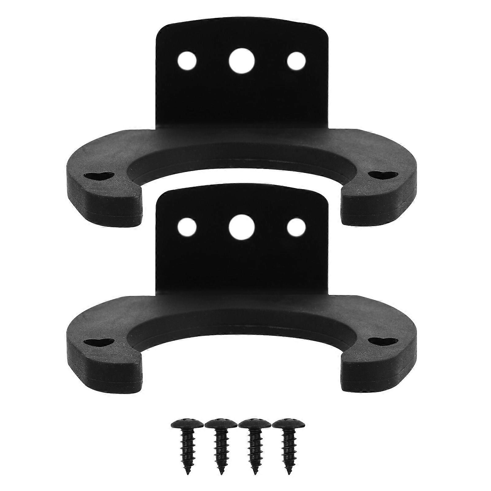 2PCS Microphone Hook Metal Silicone Wall Mount Mic Clamp Stand Accessory