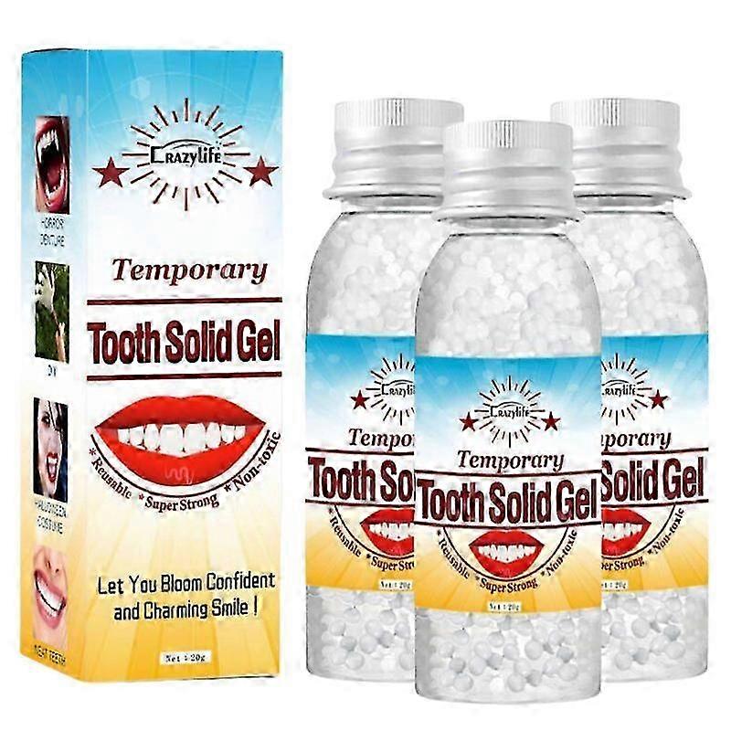 1-3Pcs Moldable False Teeth Temporary Tooth Gap Repair Broken Teeth Filling Solid Glue 2025