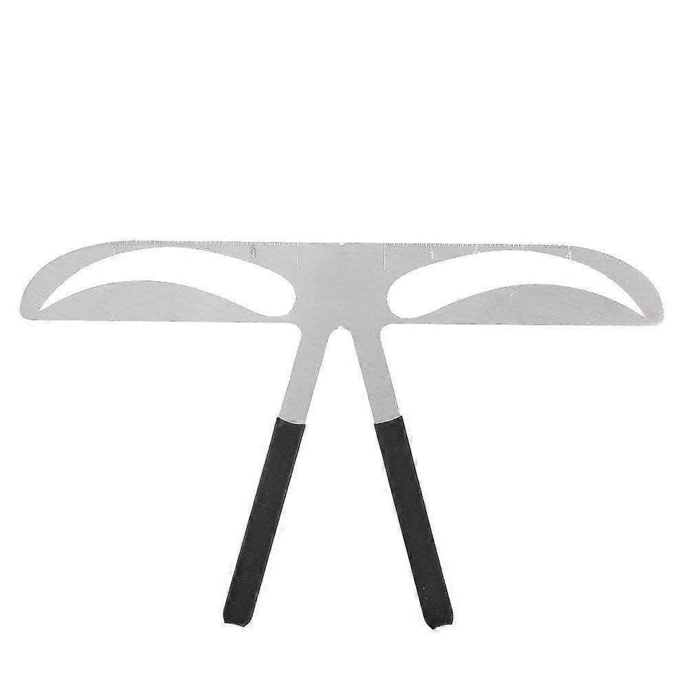 Eyebrow Stencil Kit with Ruler and ThreePoint Alignment System for Symmetry and Precision Mapping