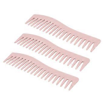 2025 10PCS Hair Detangling Comb Plastic Wide Tooth Compact Professional Stylist Comb for Home