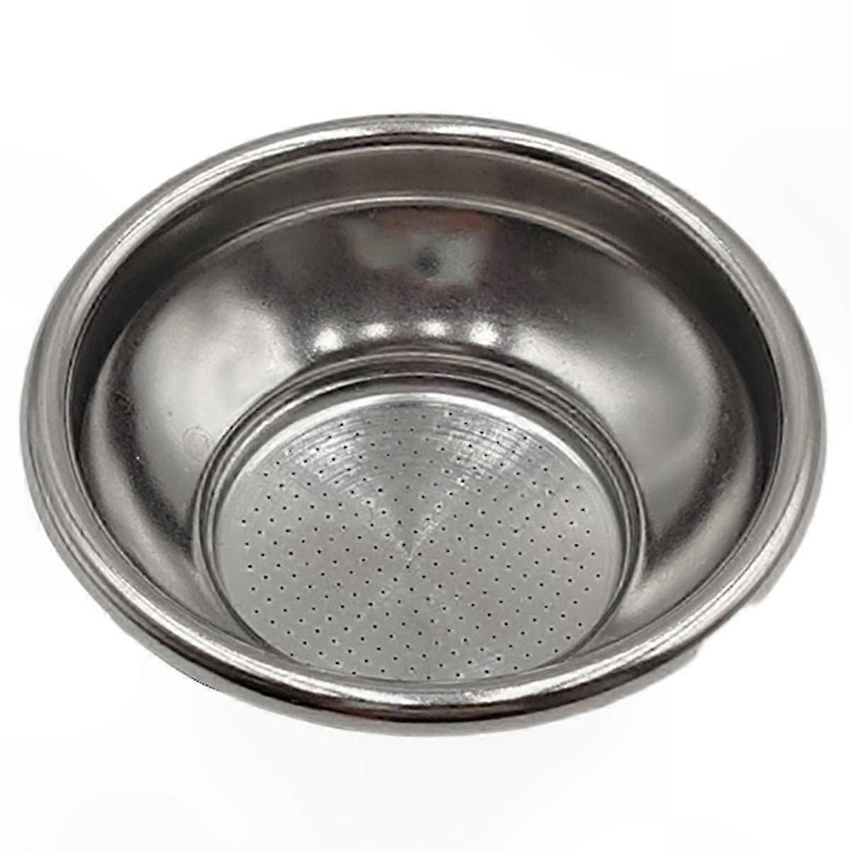 Dual Wall 54mm Filter Basket for Single Cup Espresso Machines, Compatible with Multiple Models, 1PCS