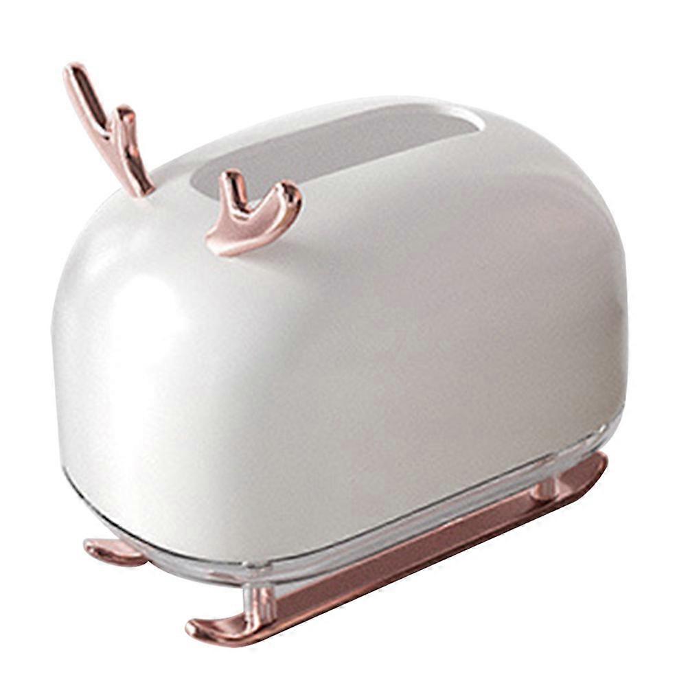 Multi-Purpose Tissue Box White Holder for Storage Use 1Pcs