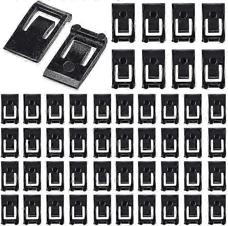 50 Pcs Cabinet Hinge Restrictor Clips, 86 Degree Angle Restriction Clips, Only