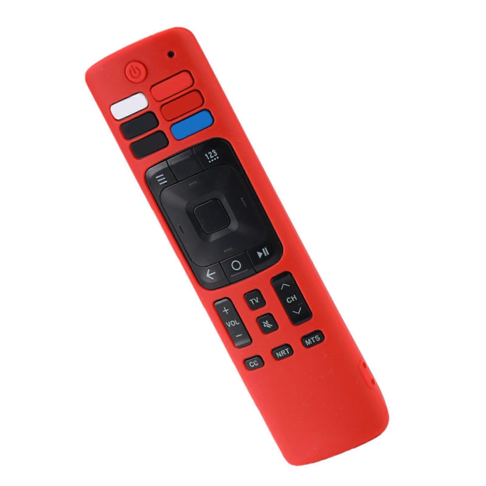 Functional Silicone Cover for ERF3A6 TV Remote Control Case Easy Operation Clean Surfaces Durability and Functional Shell  red