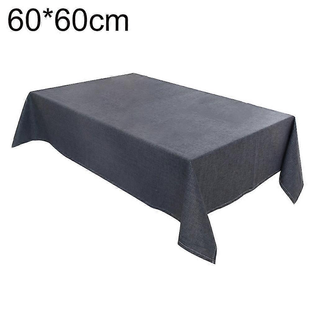 Rectangular Linen Anti-scalding Waterproof Tablecloth Dustproof Table Cover