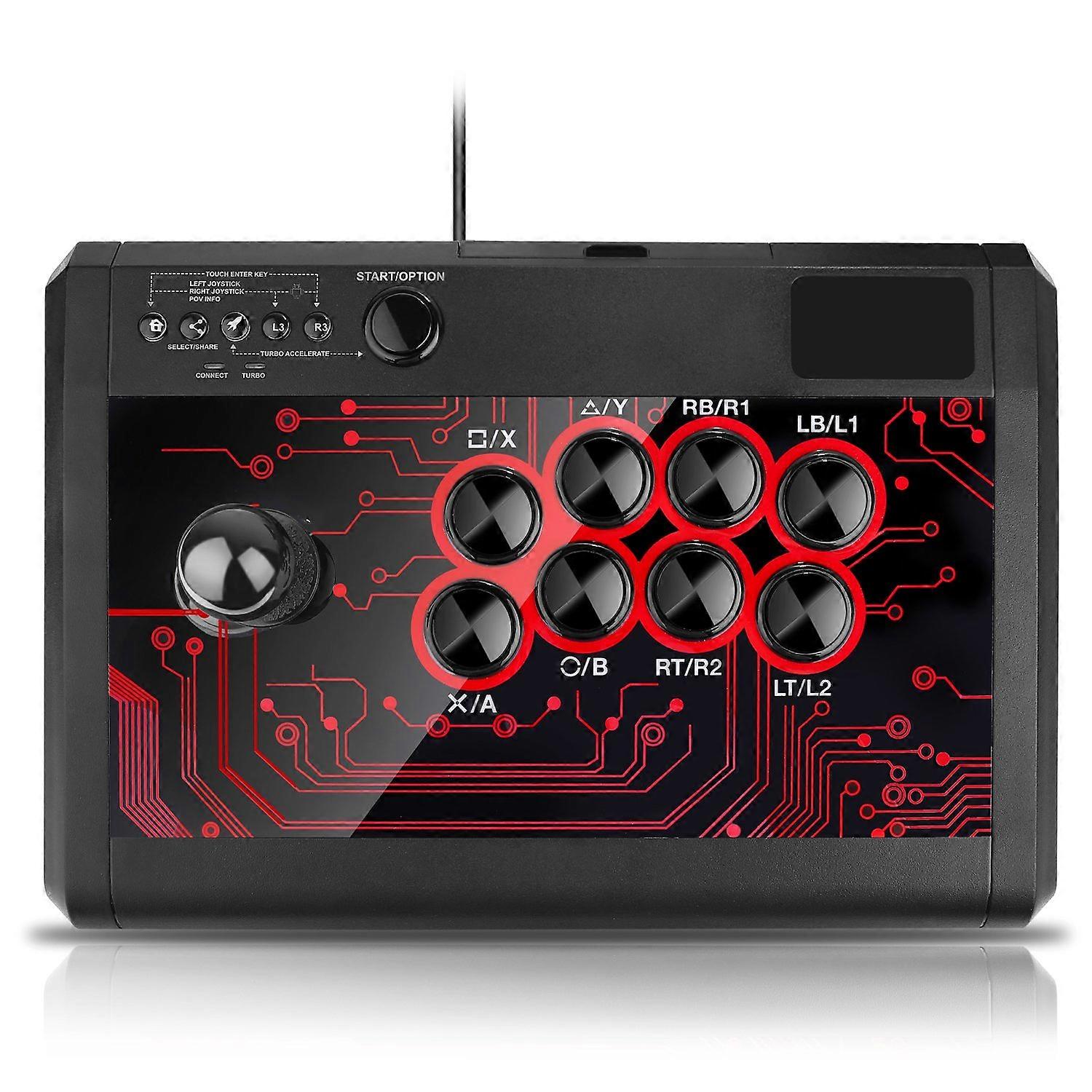 Arcade Fight Stick for PS4 and PC with Precise Control and Responsive Button Layout