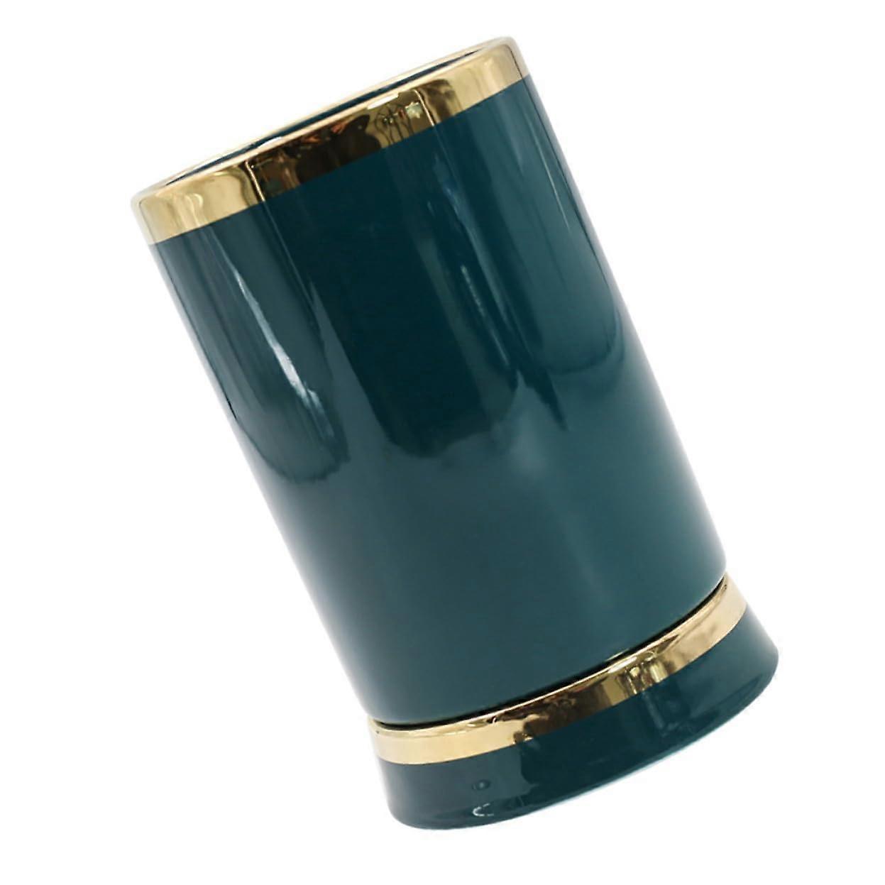 Ceramic Chopstick Holder with Detachable Drain Base, Lead Kitchen Utensil Storage Rack