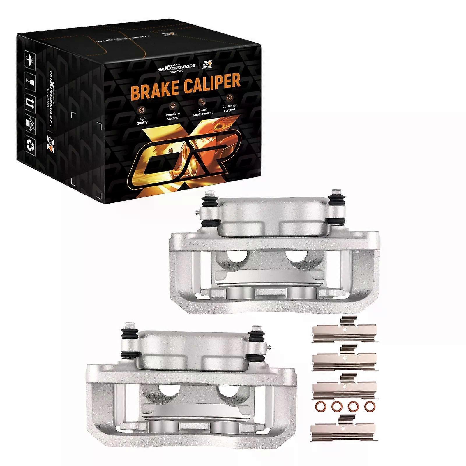 Front Disc Brake Caliper Pair with Bracket for Ford E-150 E-250 E-350 1999-2007 NO.2135