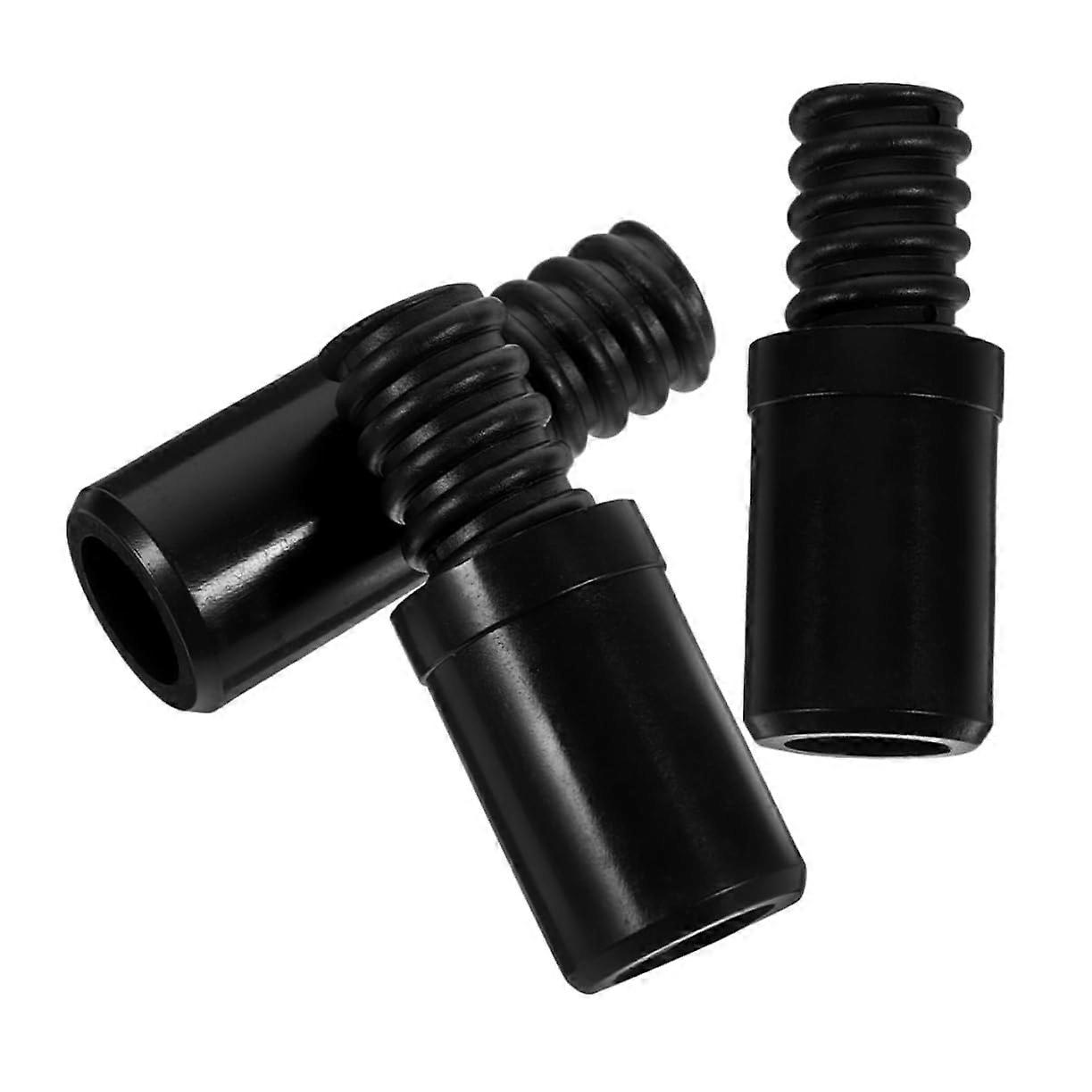 3pcs Broom Handle Replacement Tip with Secure Threaded Connection, Universal Adapter for Mop and Cleaning Poles