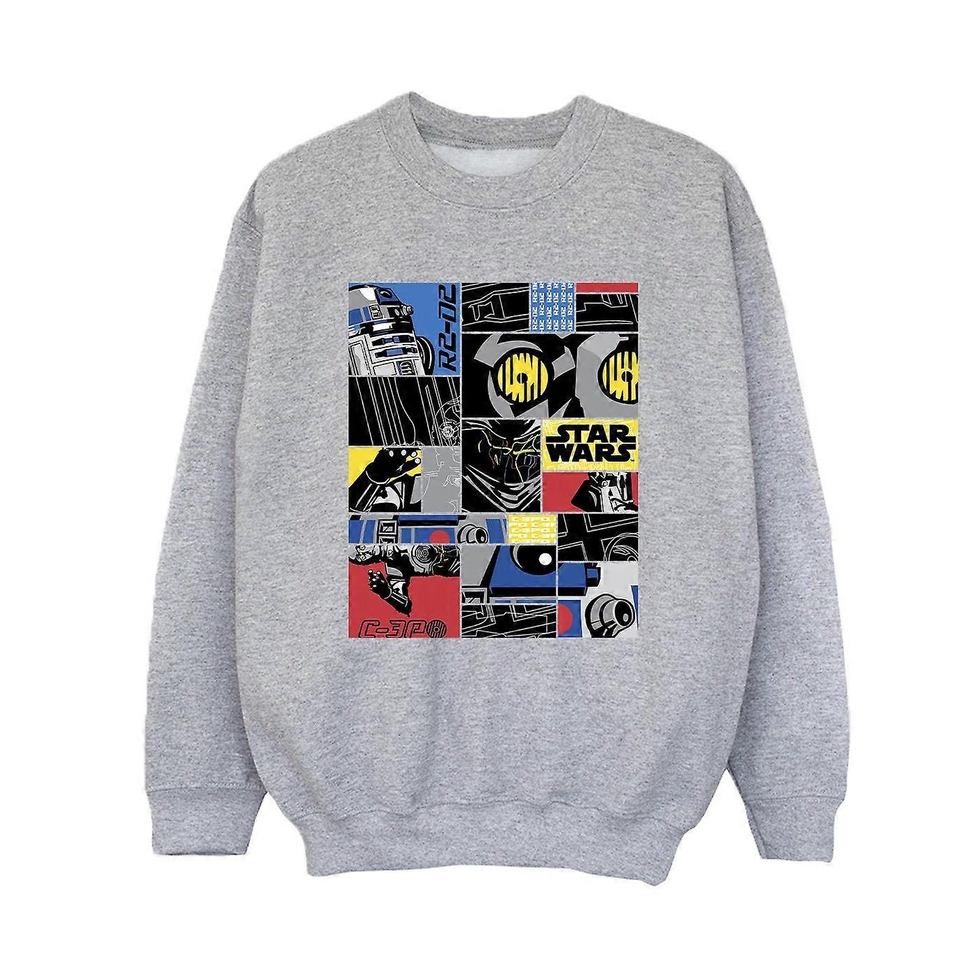 Star Wars Drenge Droid Montage Sweatshirt