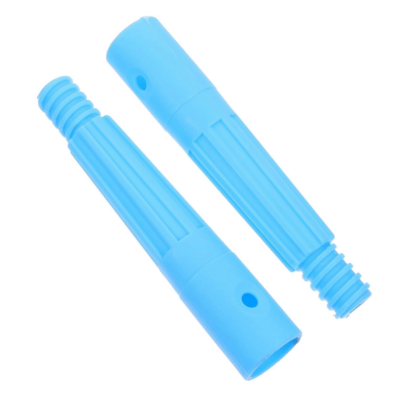 Broom Handle Adapter 2Pcs Plastic Threaded Connector for Mop and Extension Poles Secure Fit