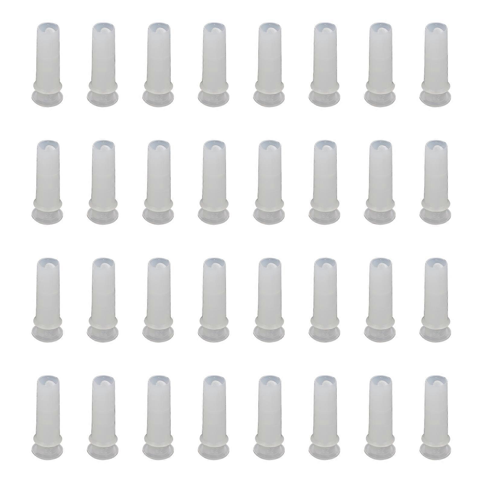 100Pcs White Toy Squeakers Plastic Noise Use