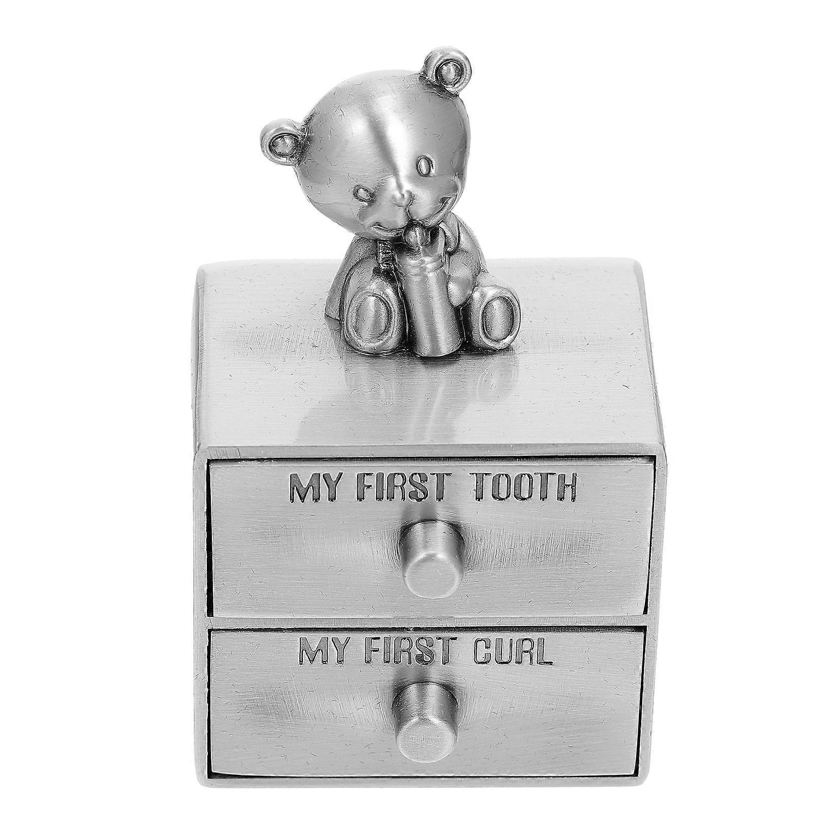 Baby Teeth Storage Box for Storage with 7Pcs Tooth Keepsake Case