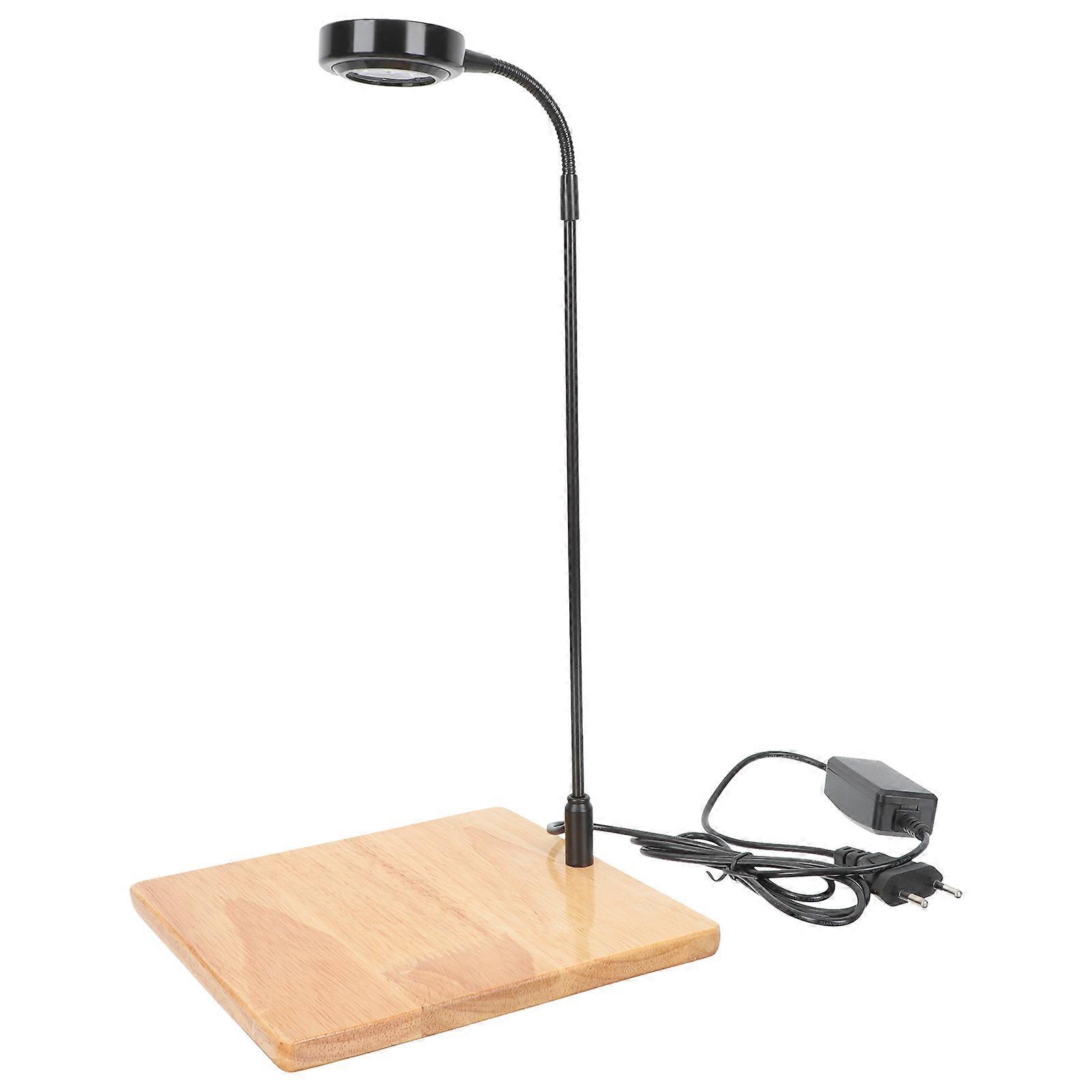 Aquarium Light with Wood Base for Decor Fish Tank Lighting Tool