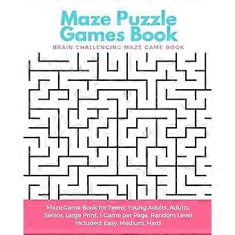 Livre de jeux de puzzle de labyrinthe