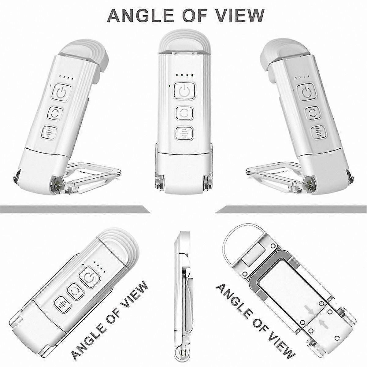 White Night Light for Reading and Desk Use Card Shape