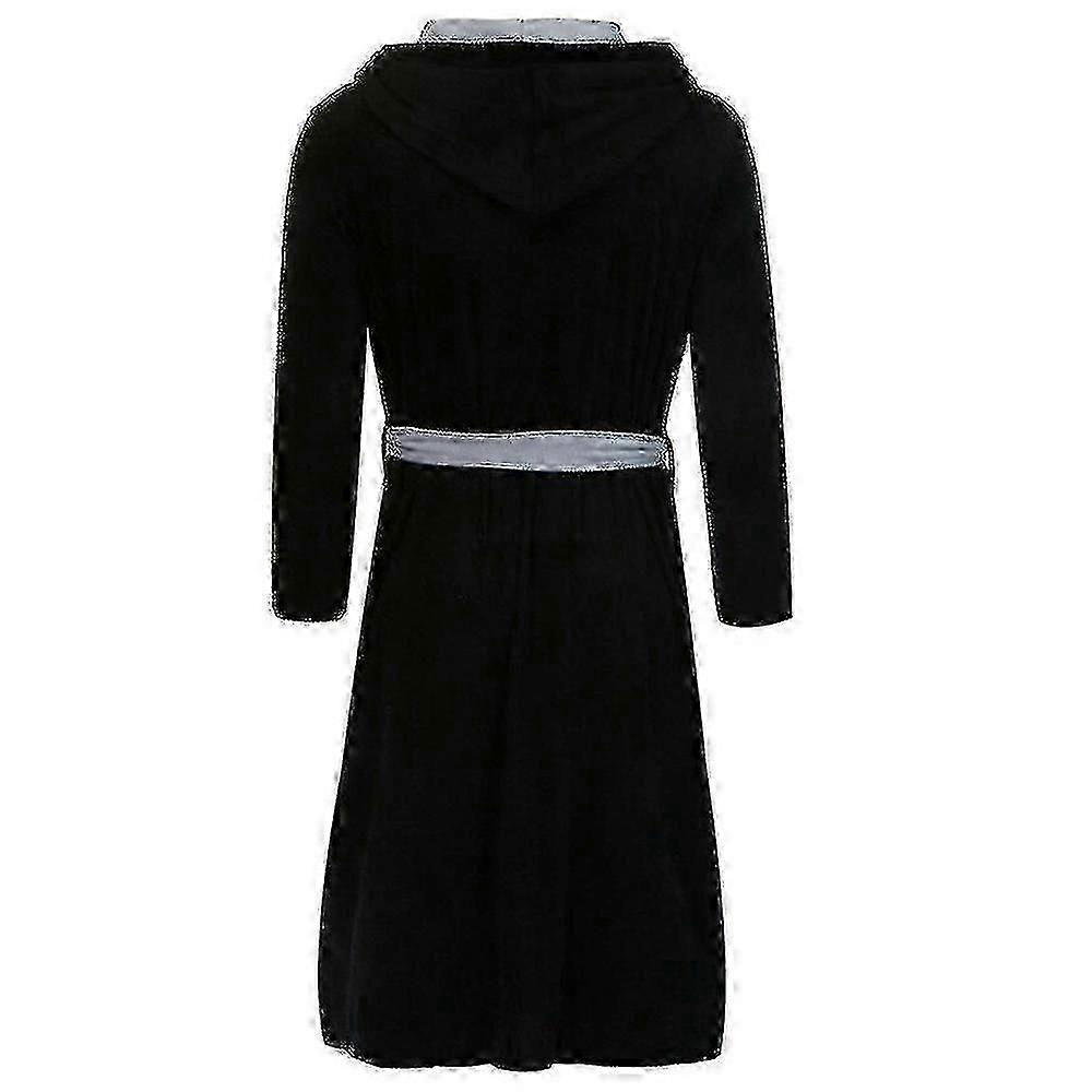Bata con capucha para hombre - bata de forro polar cálida Rabbit