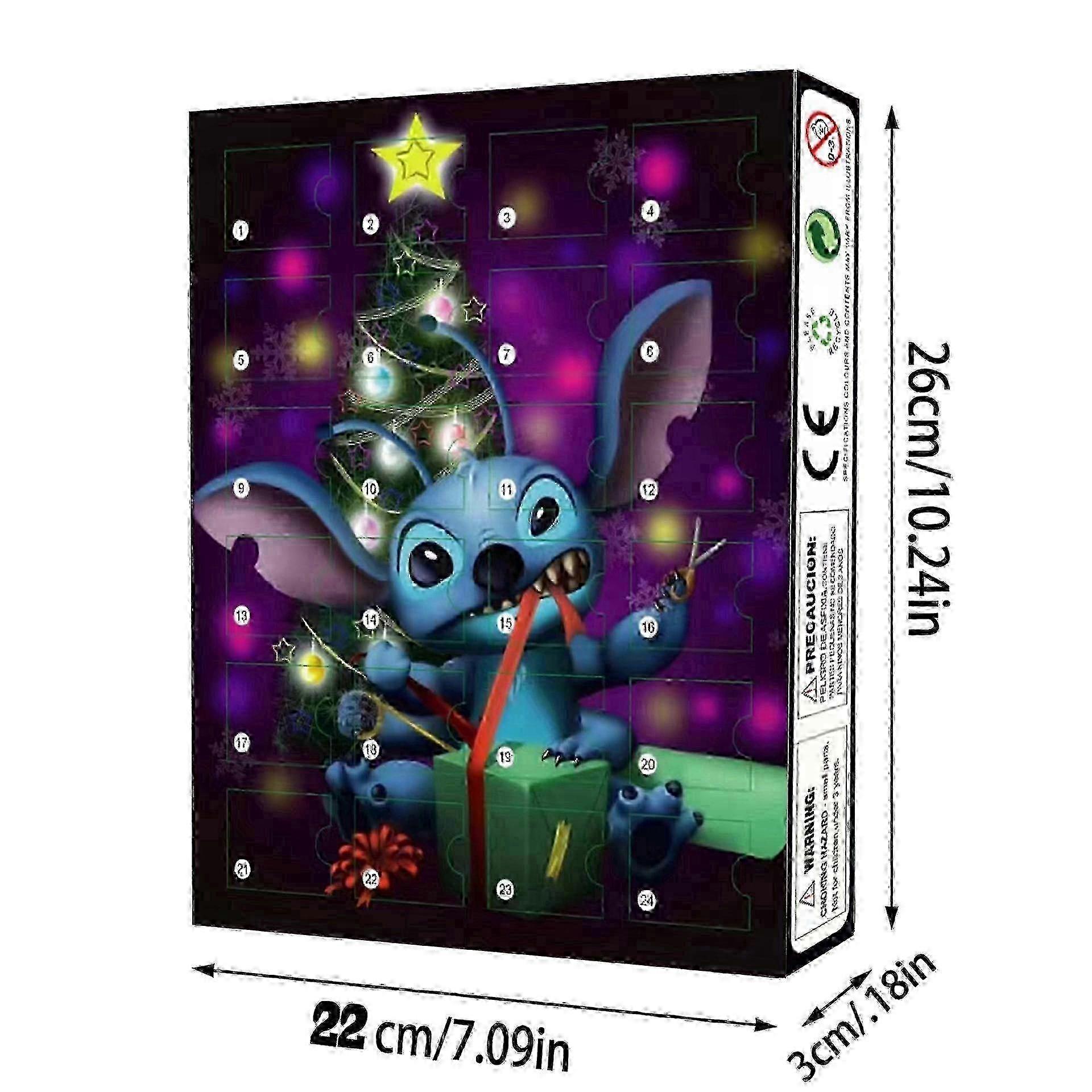 Stitch Lilo & Stitch Christmas Advent Calendar Blind Box 24 Halloween Countdown Anime Blind Box 25-26s