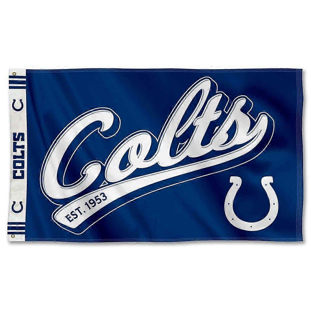 Indianapolis Colts Script Logo Flagg Q0906