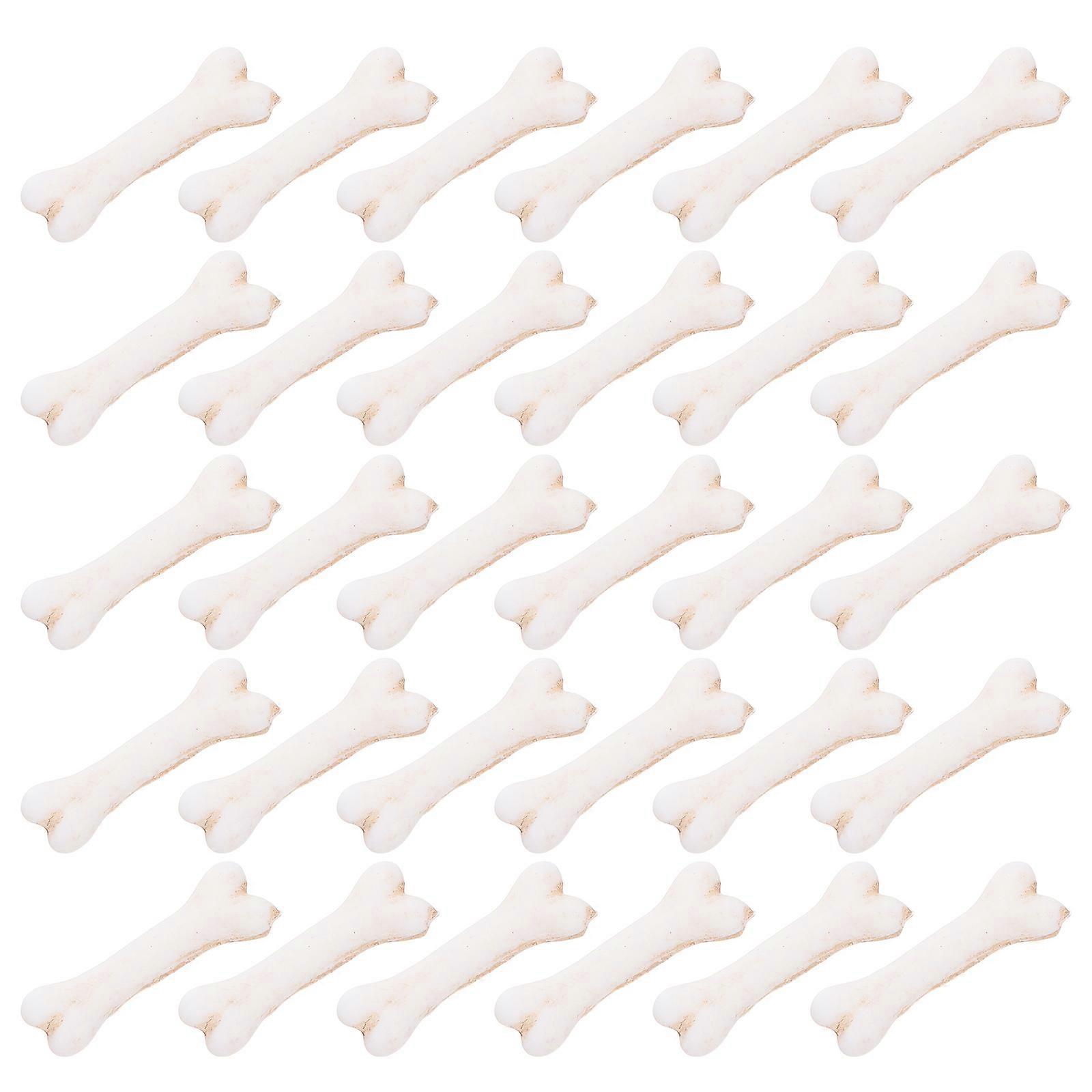 30pcs Halloween Miniature Bones Mini Bones Mini Sand Table Decoration Mini Bone Decor