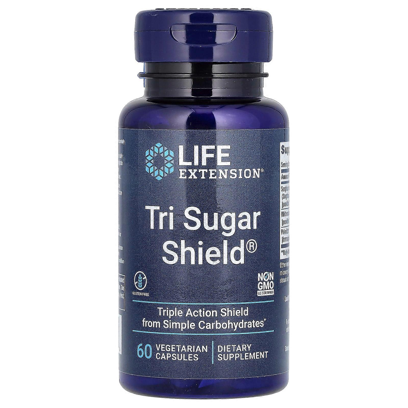Levensverlenging, Tri Sugar Shield, 60 vegetarische capsules