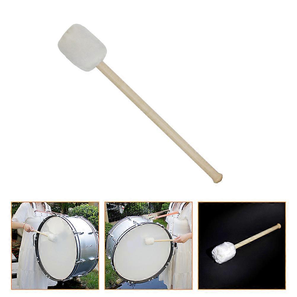 Percussion Instrument Drum Mallets Wood Handle for Drum 2Sets