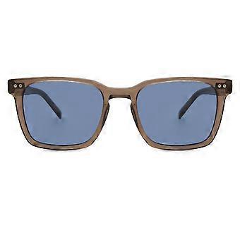 Tommy Hilfiger TH 1971/S 09Q/KU Full Rim Transparent Brown Men Square Sunglasses UV2 Original