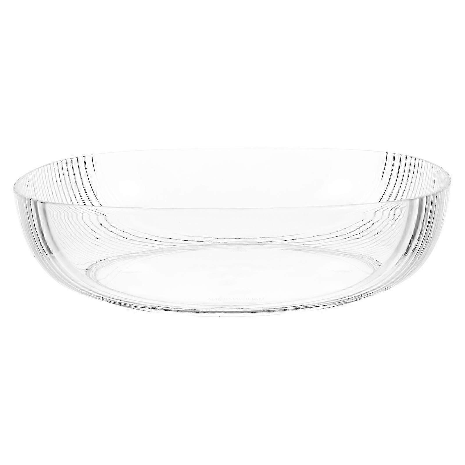 PET Multi-Function Salad Bowl Fruit Container for Home Kitchen