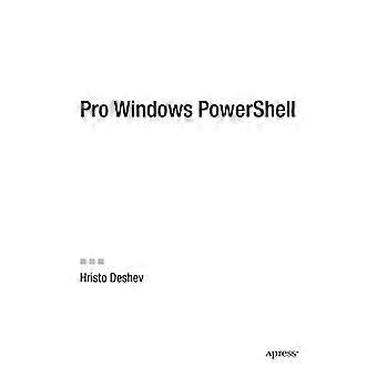 Pro Windows Powershell - Hristo Deshev - Paperback - en Book