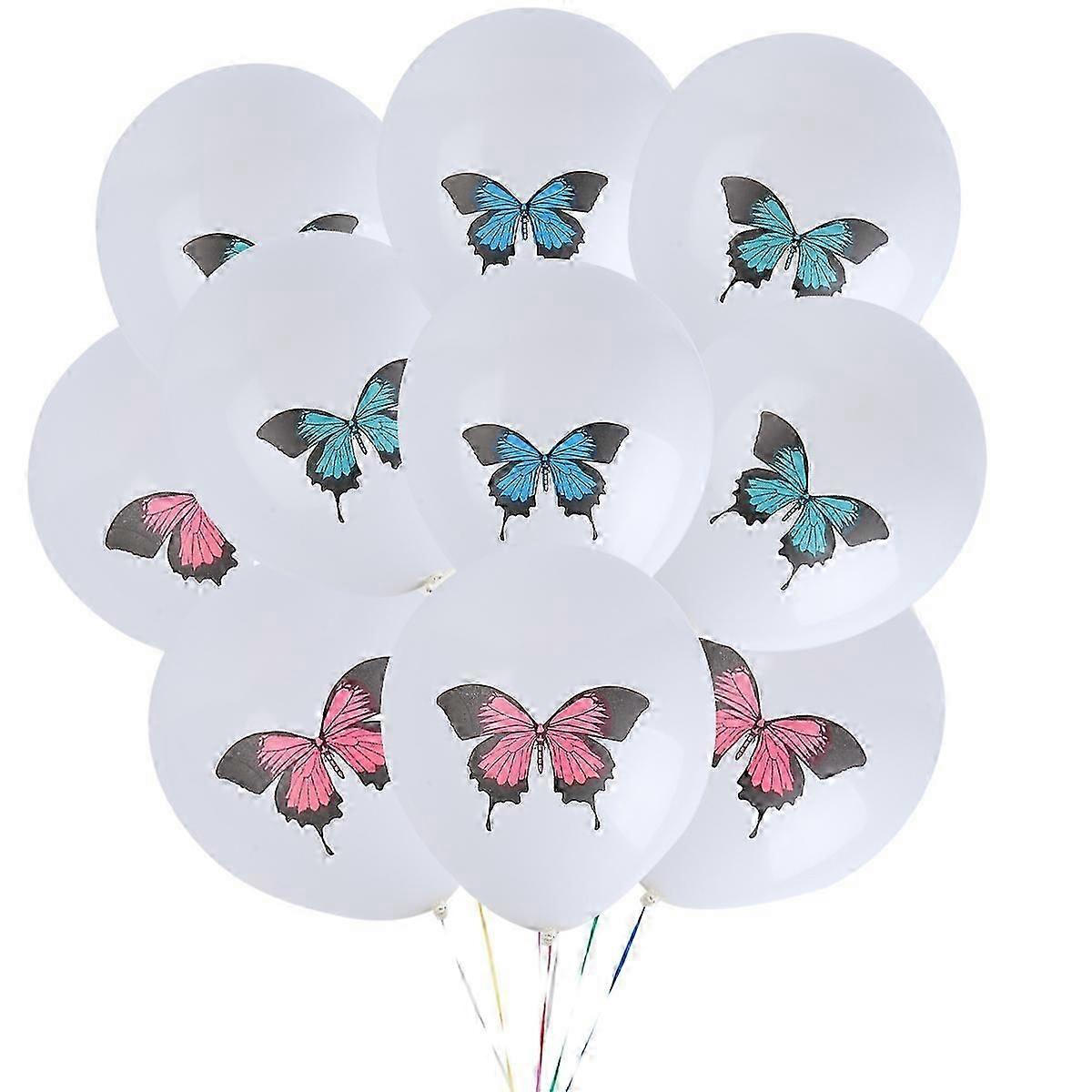 Swallowtail Patterned Balloon Latex Balloon for Decoration 1Set