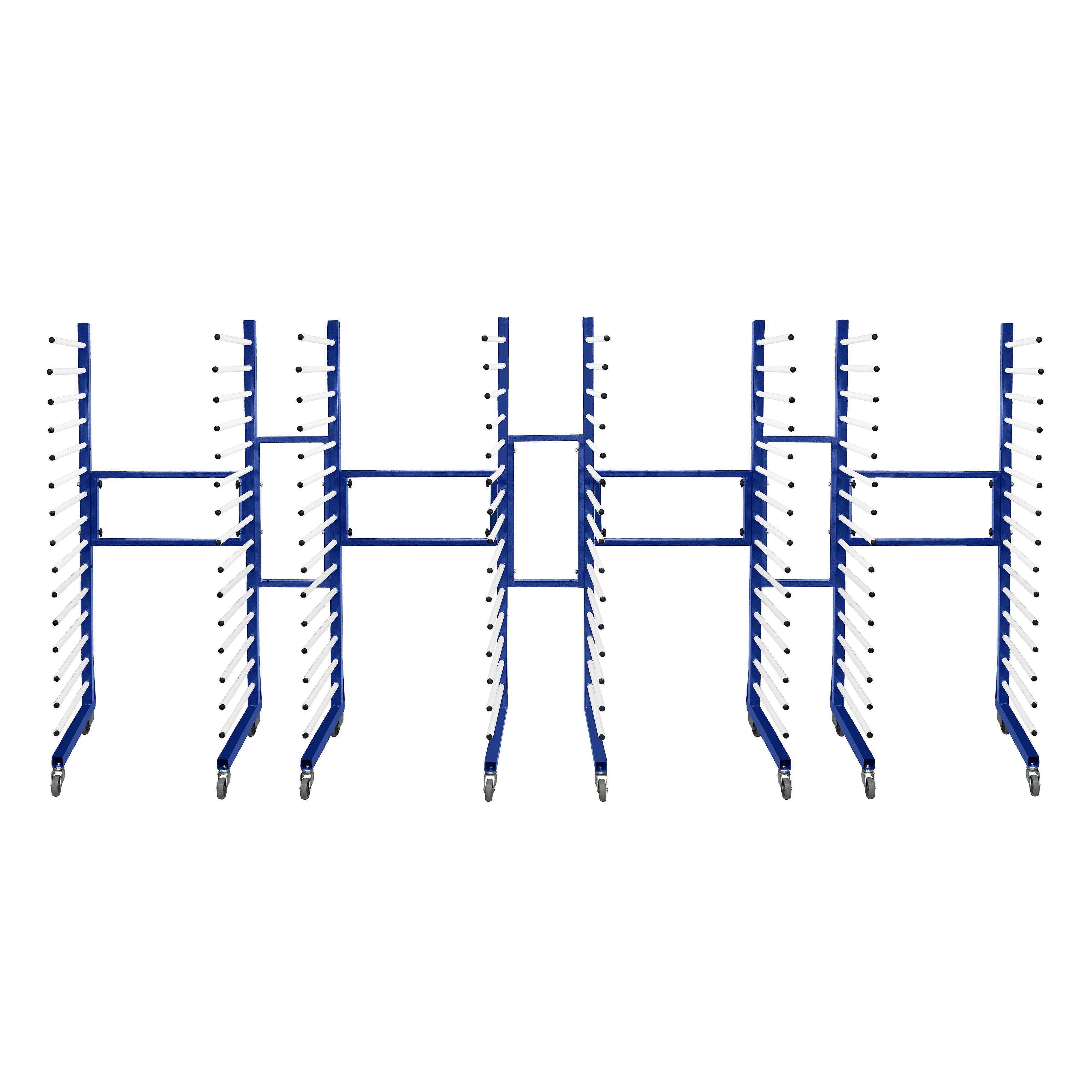 Combi Spray Drying Rack Trolley x 4 & 3 Connectors